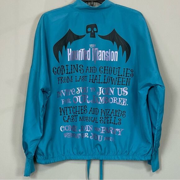 Disney Parks Haunted Mansion Windbreaker Jacket Madame Leota Magic Kingdom New - Picture 8 of 8